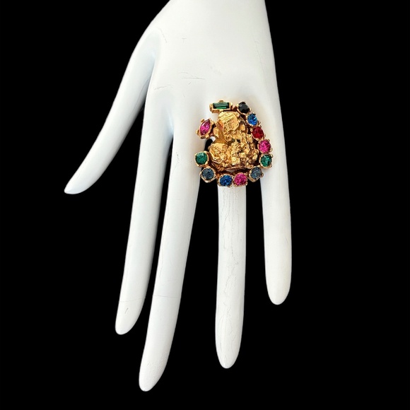 ysl vintage cocktail ring Yves Saint Laurent - Picture 1 of 2
